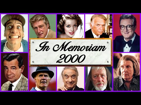 In Memoriam 2000: Famous Faces We Lost in 2000 | Legacy Memoriam